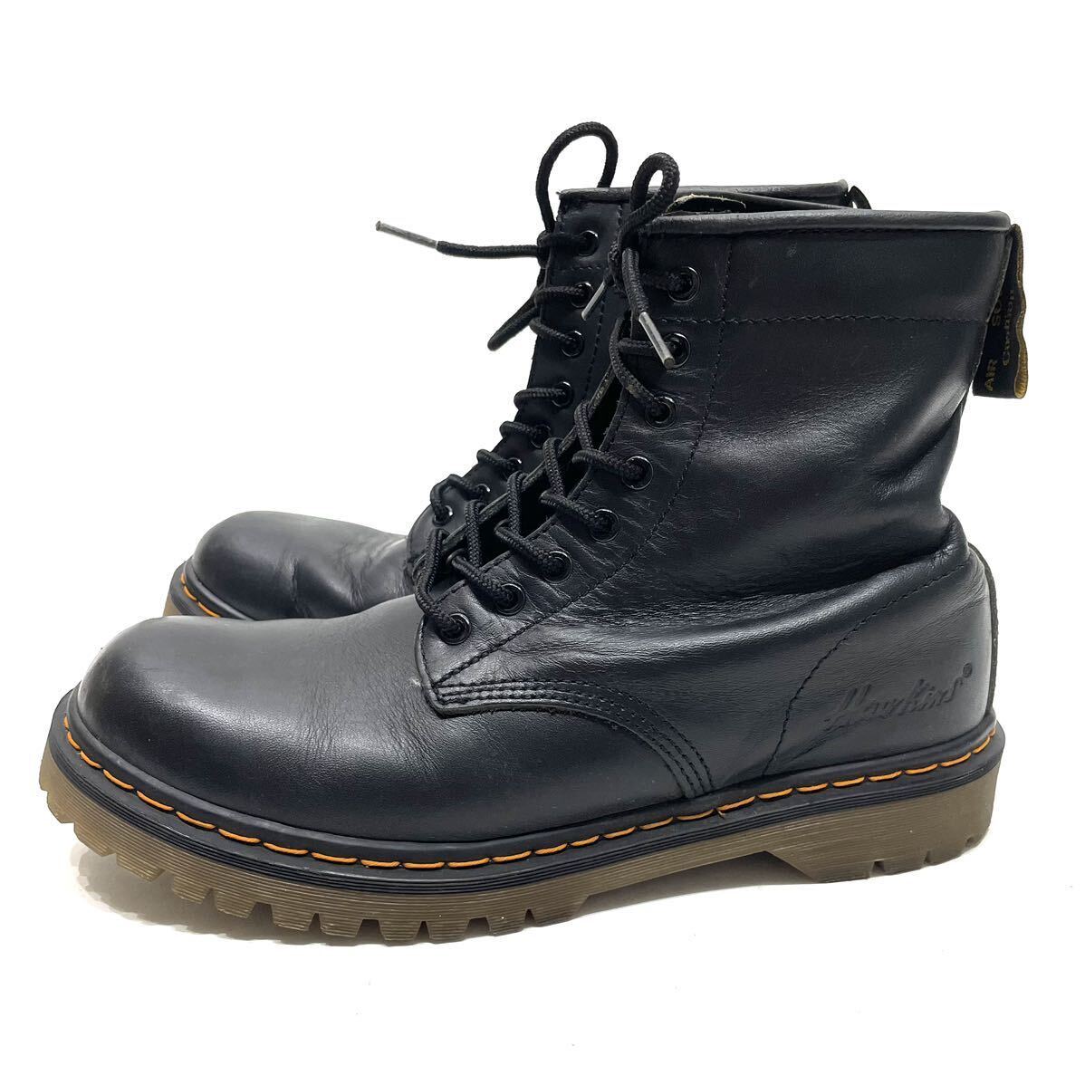 正規品 Hawkins ホーキンス GT-5174 AIR CUSHION 8EYELET 8ホール ブーツ レザー boots レースアップ シューズ 革靴 8 ブラック_画像4