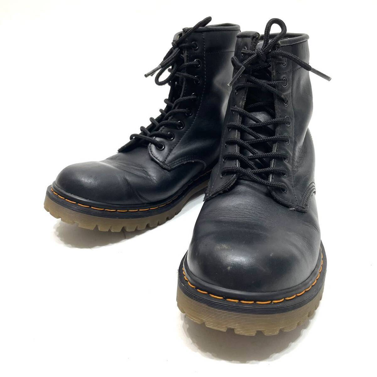 正規品 Hawkins ホーキンス GT-5174 AIR CUSHION 8EYELET 8ホール ブーツ レザー boots レースアップ シューズ 革靴 8 ブラック_画像3