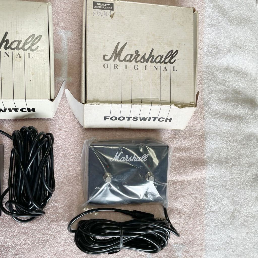 Marshall original FOOTSWITCH マーシャル フットスイッチ 2点未使用当時物の画像4