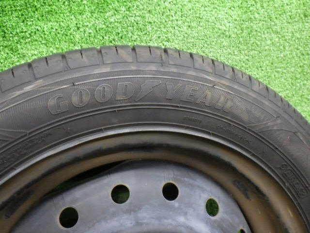 ★ バリ山!! スズキ純正 ワゴンR MH35S 14インチ スチール 4.5J PCD100 4穴 グッドイヤー 155/65R14 2023年 1本 MJ35S フレア ①[06006353]_画像3