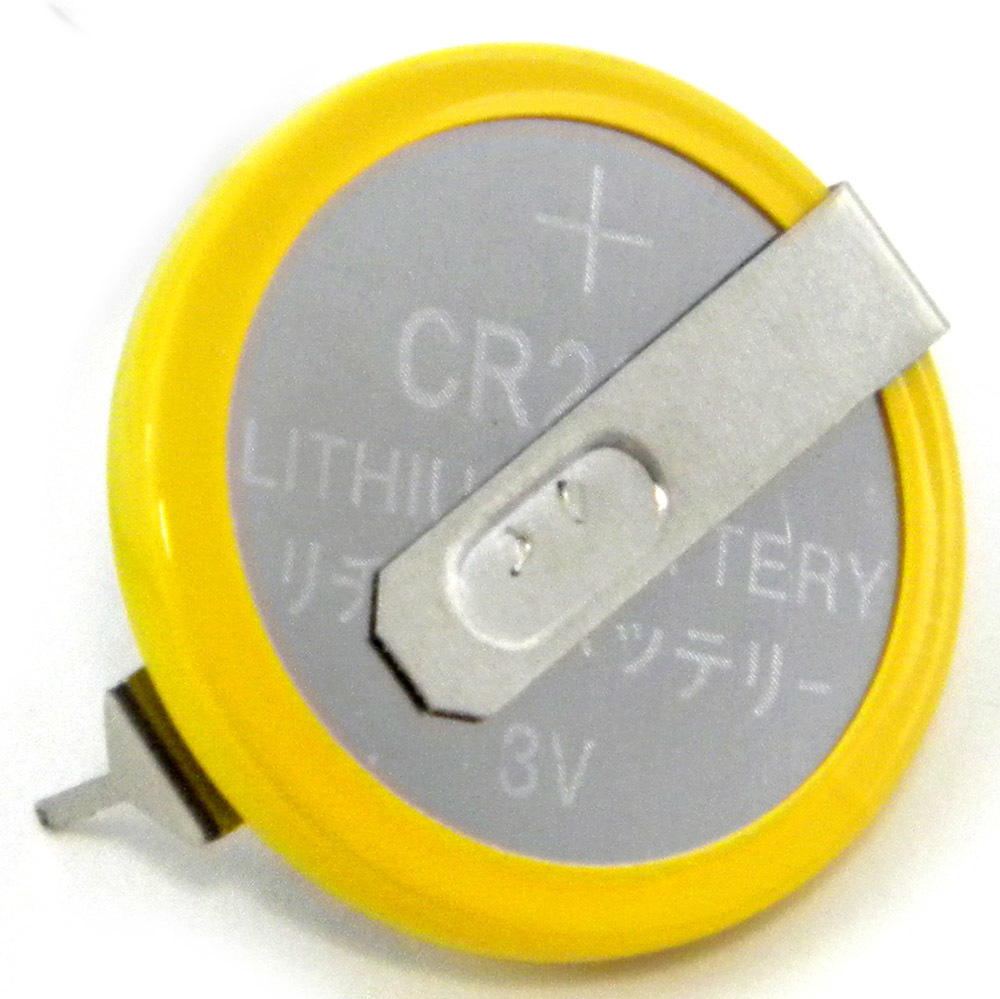 【20個】 タブ付き CR2032電池 (基板取付用) 横型端子付き★ファミコン・スーパーファミコン・携帯ゲーム・電池交換・バックアップの画像3