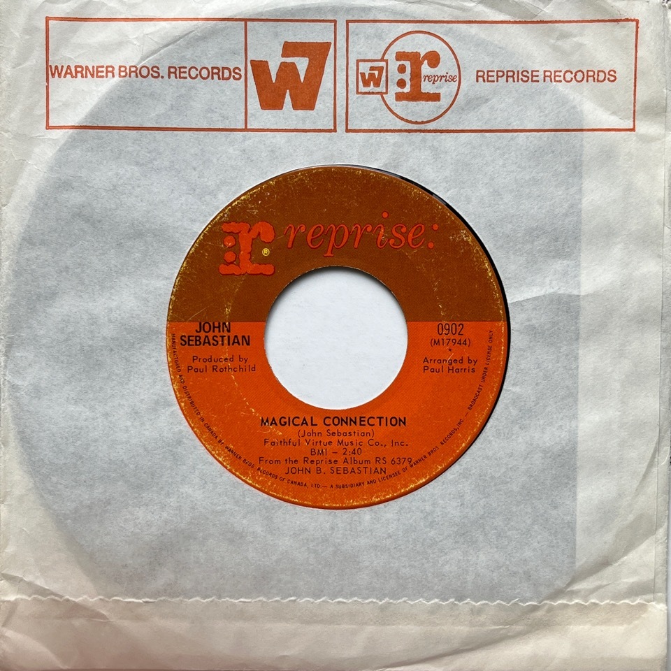 【試聴 7inch】John Sebastian / Magical Connection 7インチ 45 muro koco シティポップ フリーソウル Lovin' Spoonful Pizzicato Five_画像3