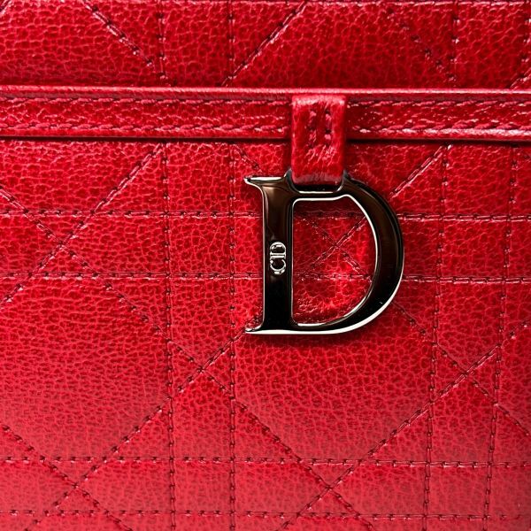 未使用保管品 Christian Dior クリスチャン ディオール バニティバッグ 化粧ポーチ レッド 箱付_画像7