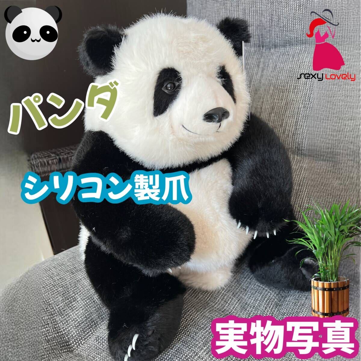  real Panda soft toy | men Ran | seat ..| present optimum silicon nail large 
