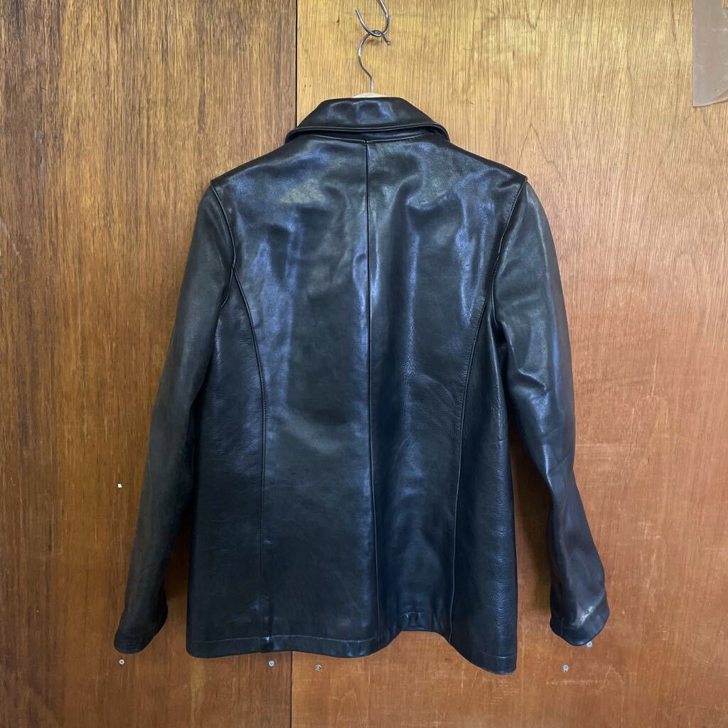 90s A.P.C. France made horse leather leather jacket S