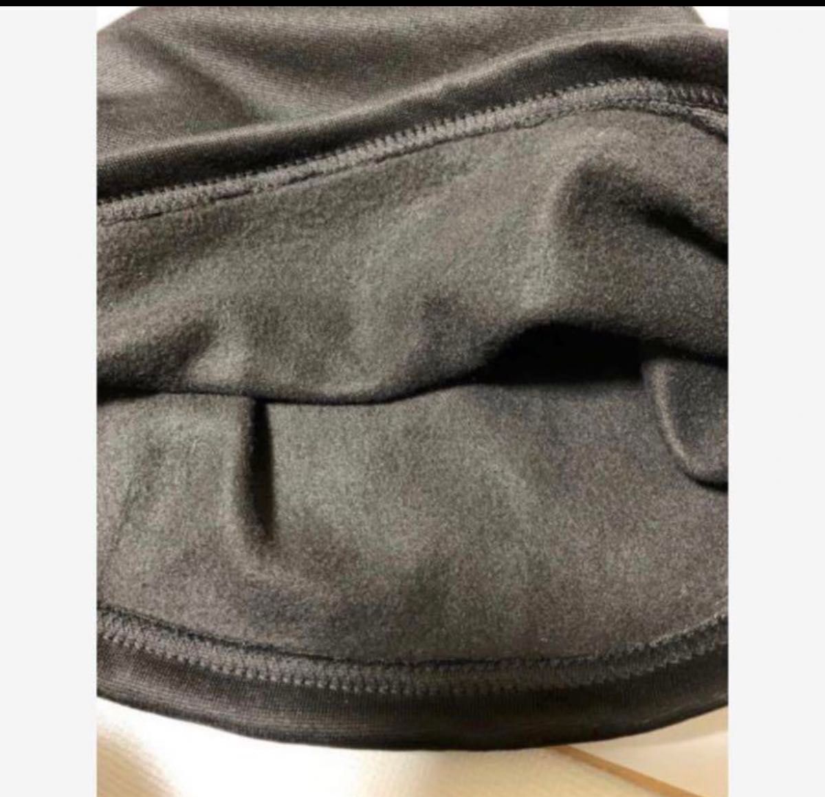 新品 未使用 MENS メンズ 極暖 インナー 下着 シャツ ブラック 黒 L