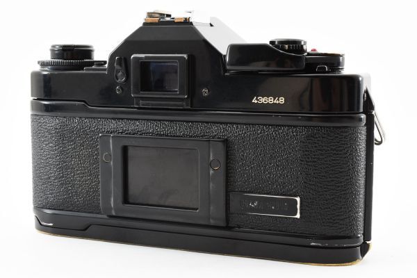 [良品] キヤノン Canon A-1 一眼レフ 35mm フィルムカメラ ブラック 黒 + FD 50mm f/1.4 S.S.C 2096301_画像4