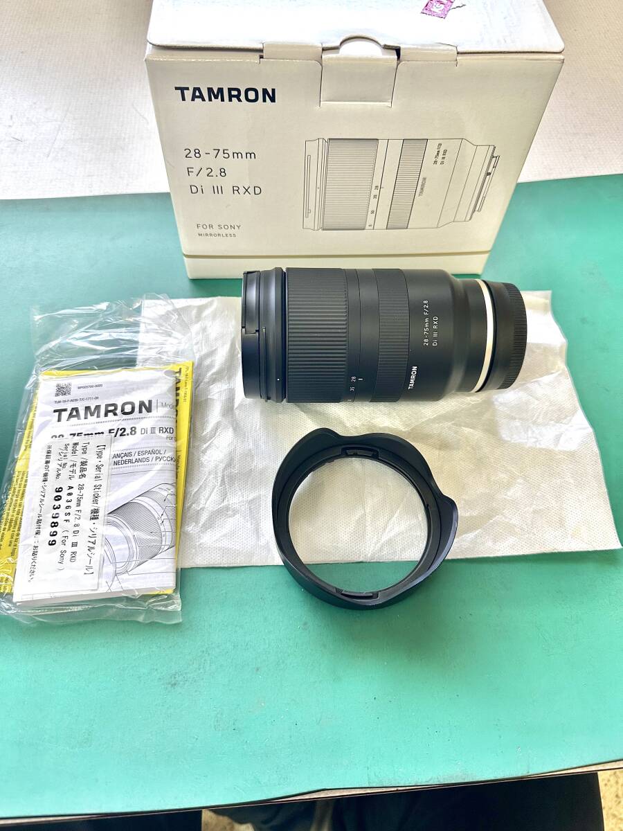 タムロン TAMRON 28-75mm F/2.8 DI Ⅲ RXD ソニーEマウント 超美品