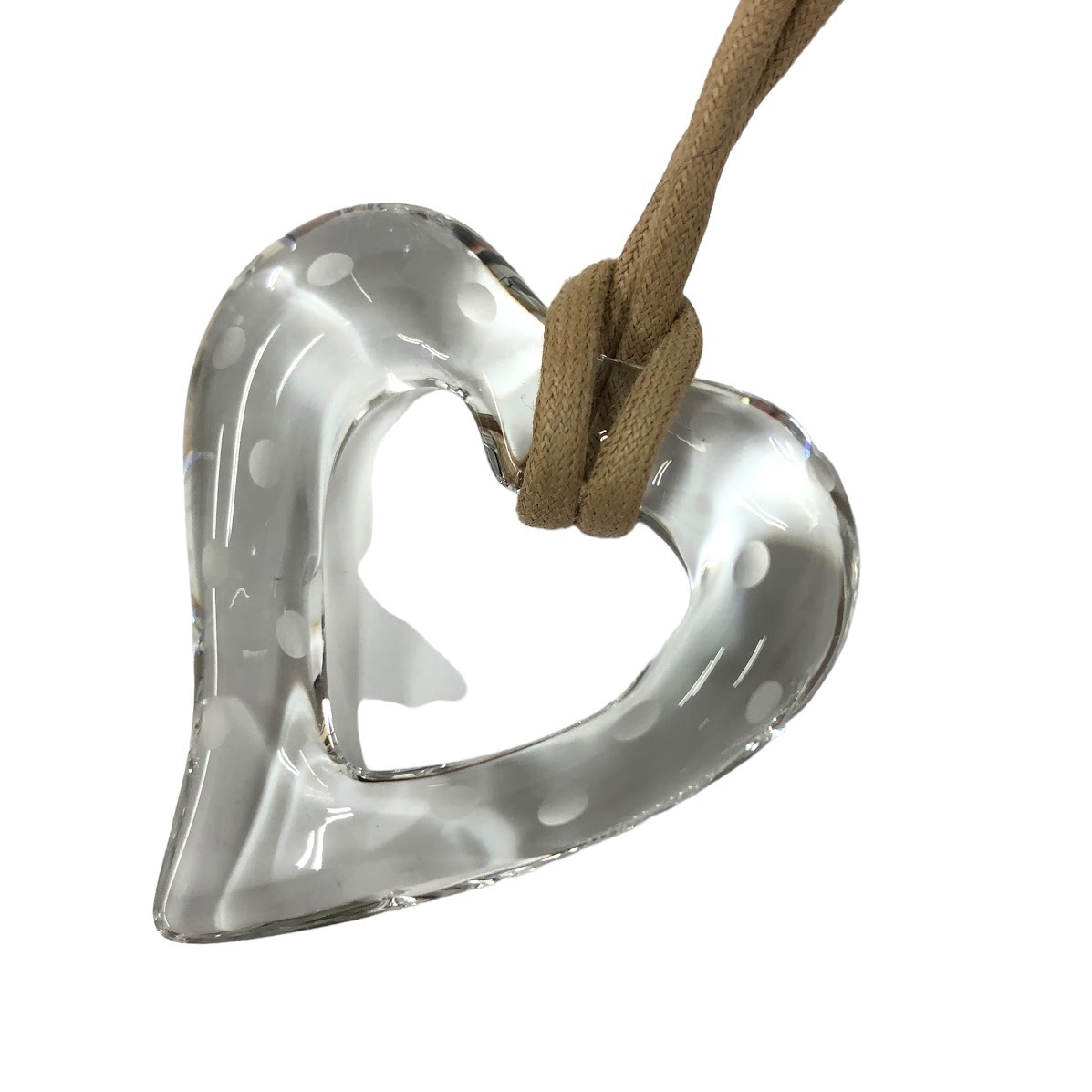 [ITX8EAX8910M]Baccarat baccarat Open Heart подвеска колье короткое колье crystal Heart полька-дот 