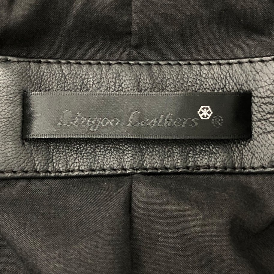 【TOE5966U67F】Liugoo Leathers (リューグーレザー) 羊革 ジャケット Sサイズ_画像7