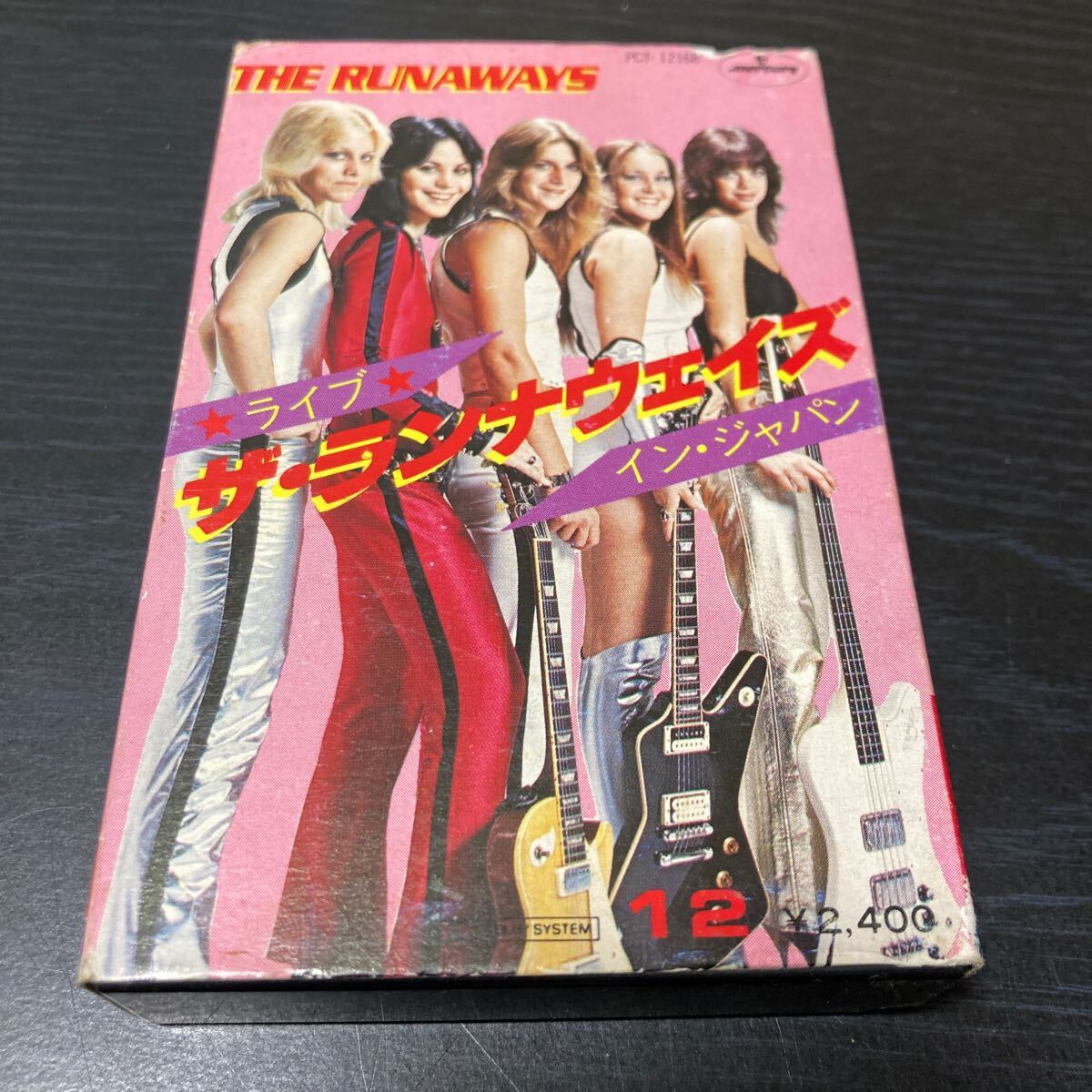 ザ・ランナウェイズ【ライブ！ ザ・ランナウェイズ・イン・ジャパン Live In Japan】Mercury PCT-12168 Rock 1977 カセットテープの画像1