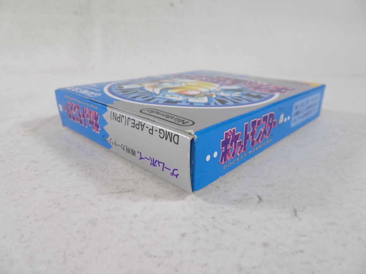 51/Ω987★GB★ゲームボーイソフト　ポケットモンスター青★任天堂★中古品・動作確認済み_画像3