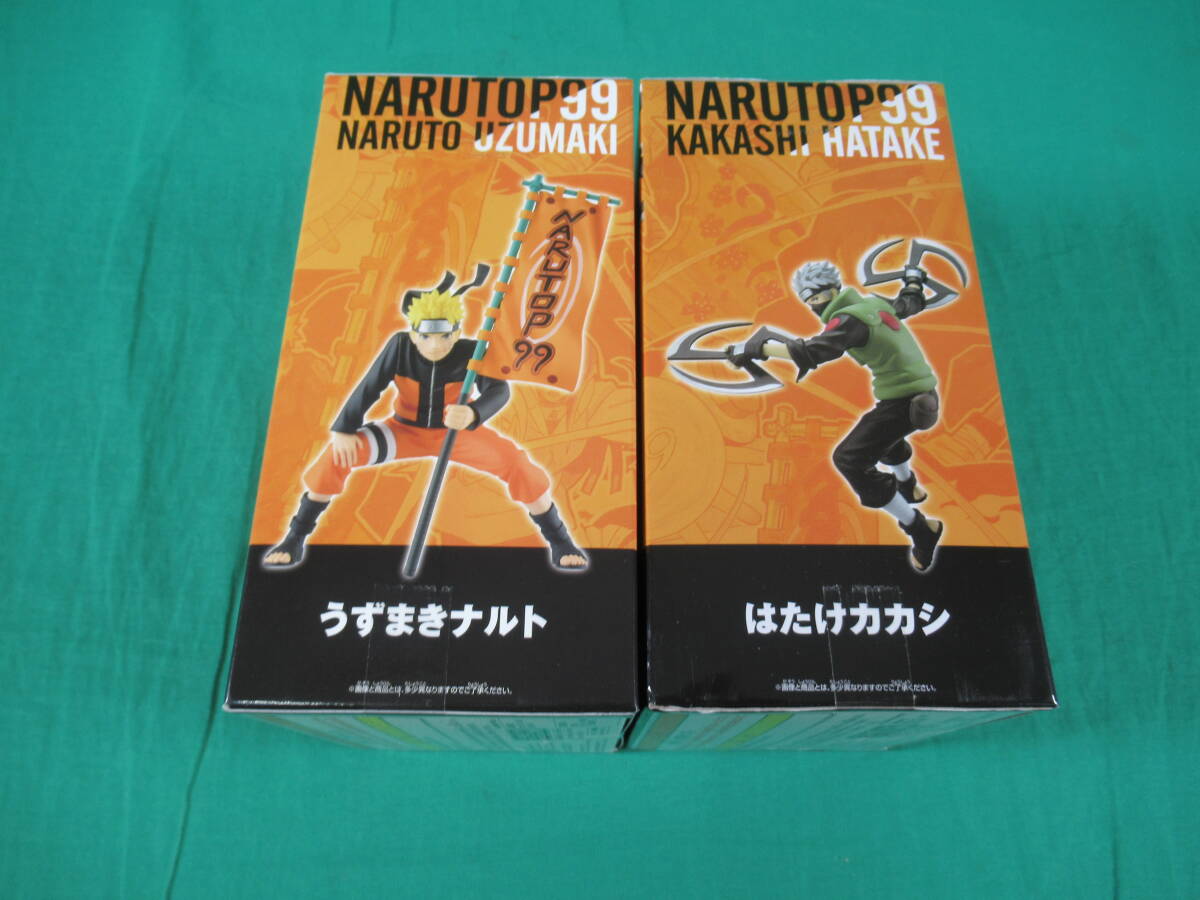 06/A933★フィギュア 2種セット★NARUTO-ナルト- NARUTOP99 うずまきナルト・はたけカカシ フィギュア★バンプレスト★プライズ★未開封品_画像7