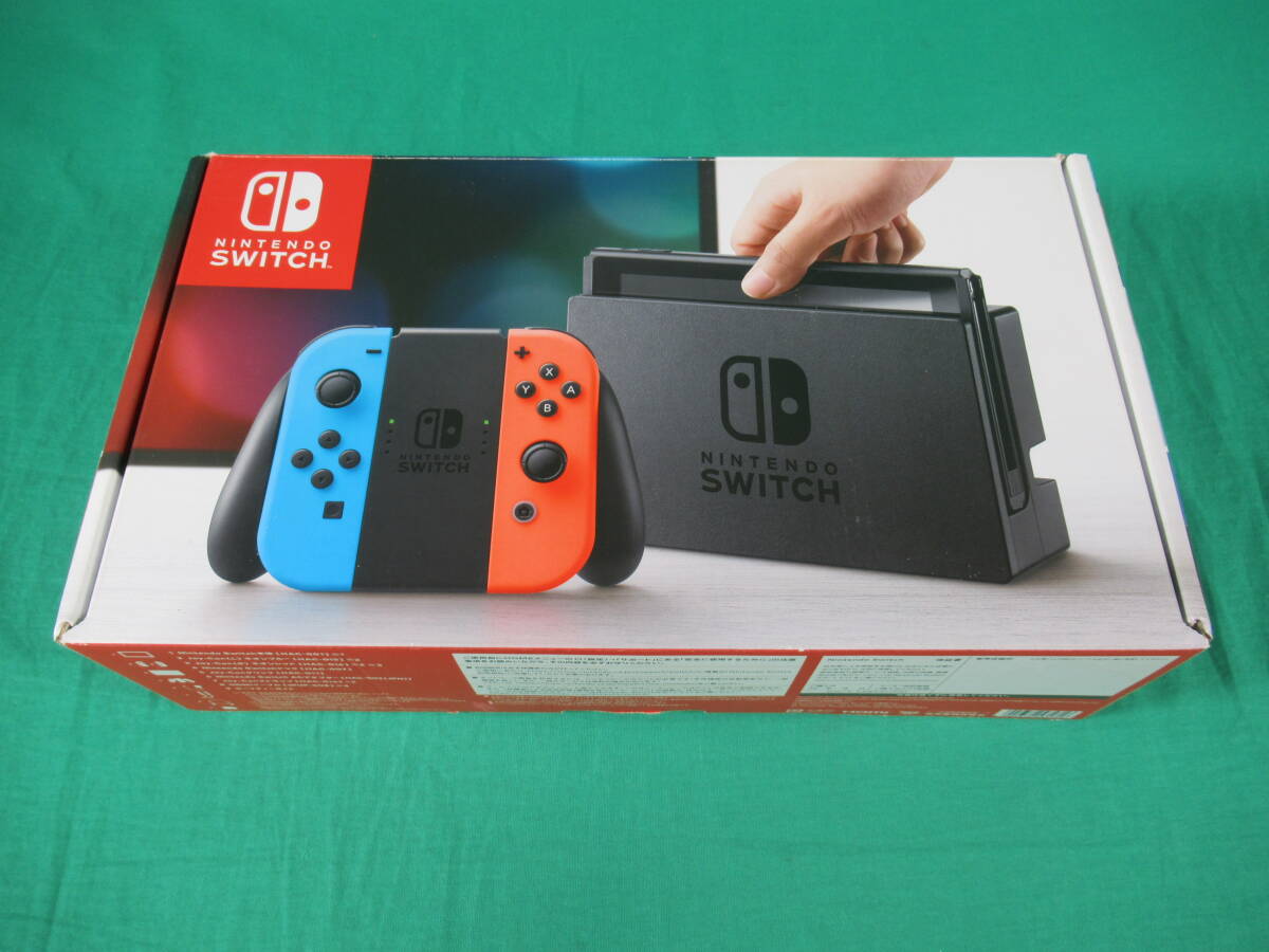 60/Q646* Nintendo switch body *Nintendo Switch body old model JOY-CON neon color *HAC-S-KABAA* operation verification settled / the first period . settled secondhand goods 