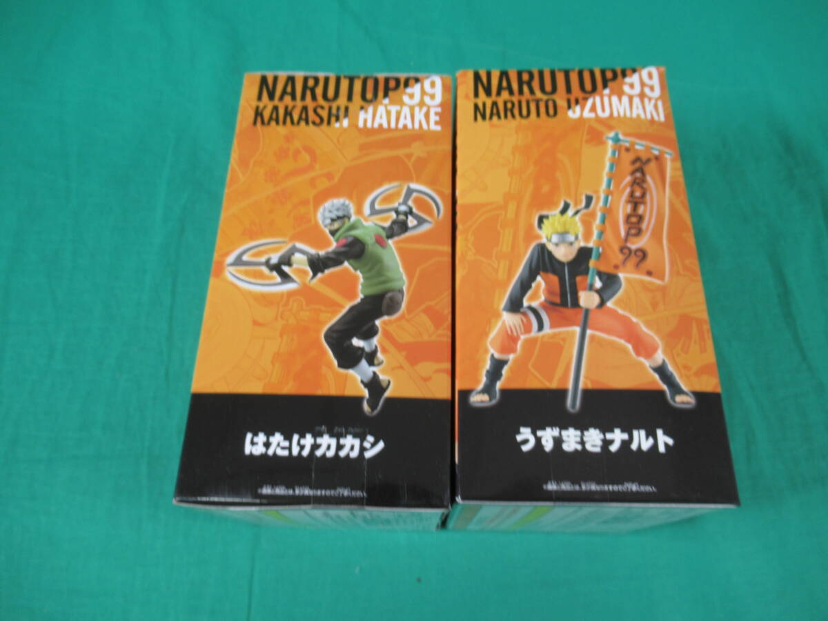 06/A204* figure 2 kind set *NARUTO- Naruto -NARUTOP99.... Naruto * is ..kakasi figure * van Puresuto * prize * unopened goods 