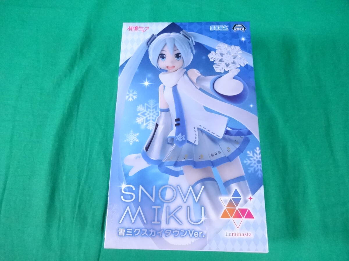 08/H632★初音ミク　 Luminasta“SNOW MIKU”～雪ミクスカイタウンVer.～★未開封_画像1