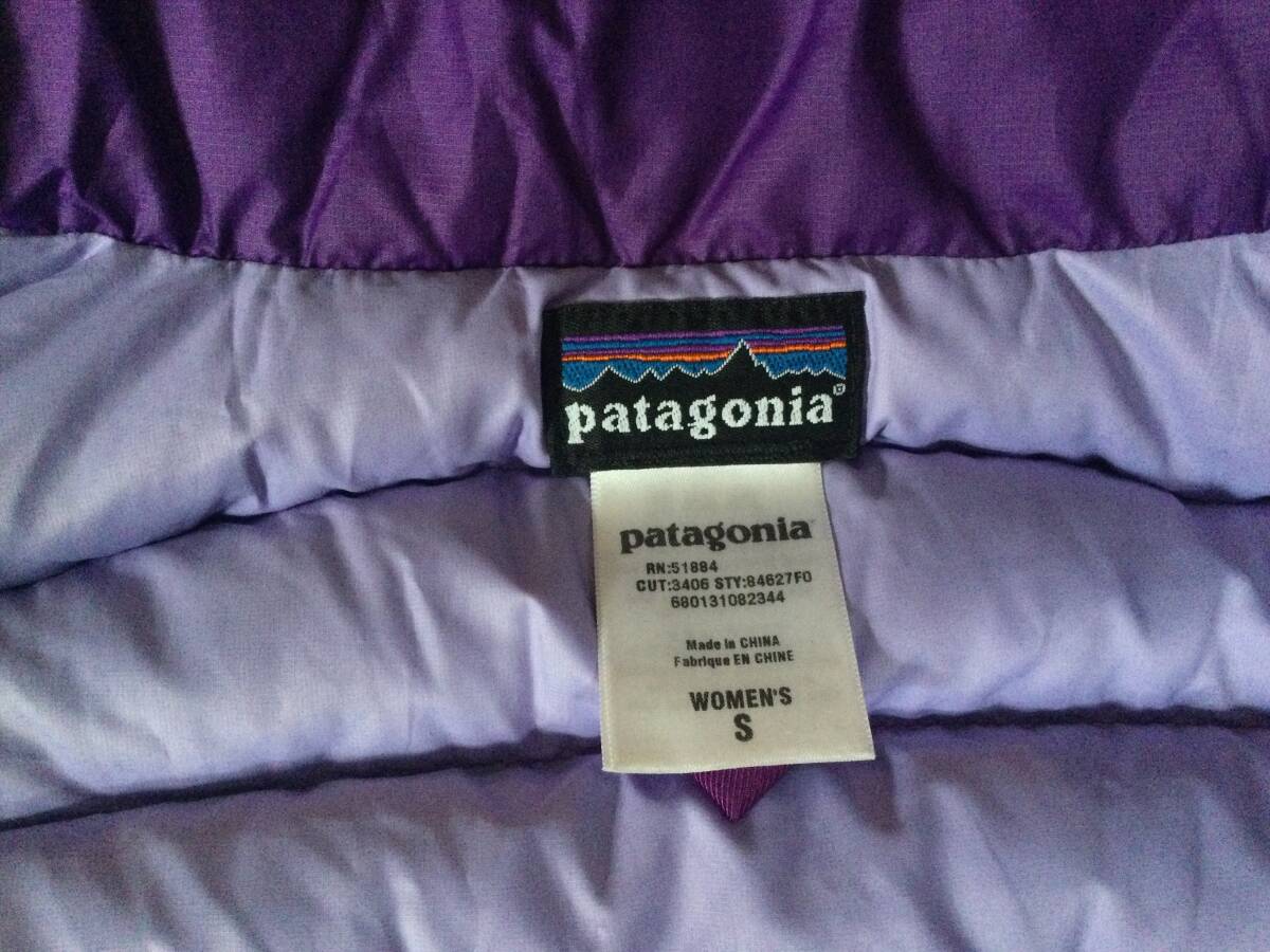 * Patagonia Patagonia lady's down vest S size purple 