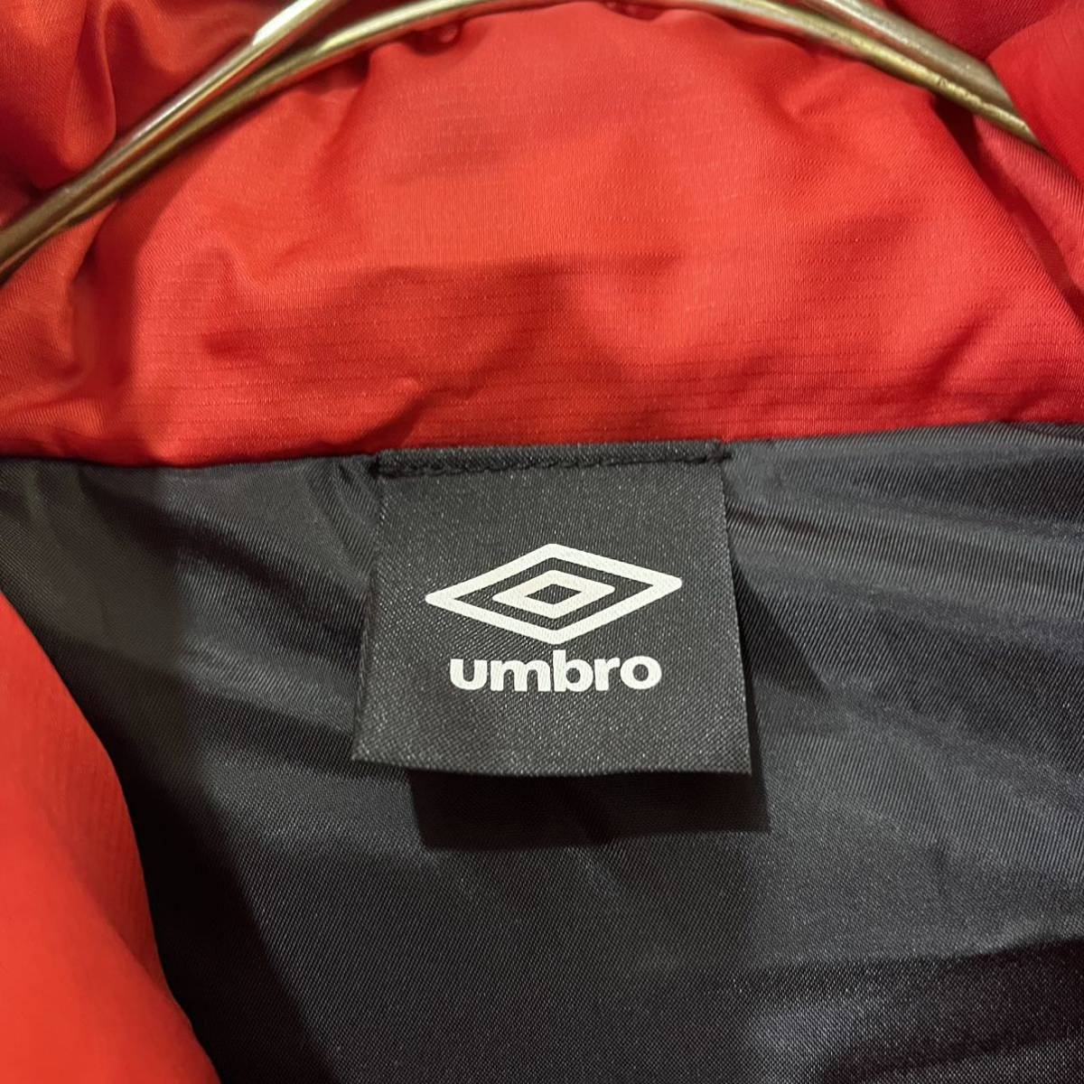 UMBRO bench coat long coat total pattern embroidery Logo one Point back print hood demountable talent sport Umbro [ uniform carriage / including in a package possibility ]K