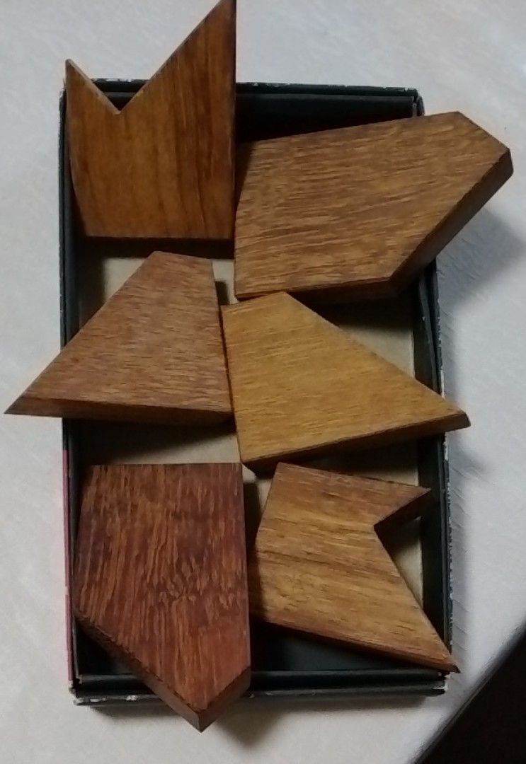 木製知能玩具　おもちゃ 木製パズル 6ピース