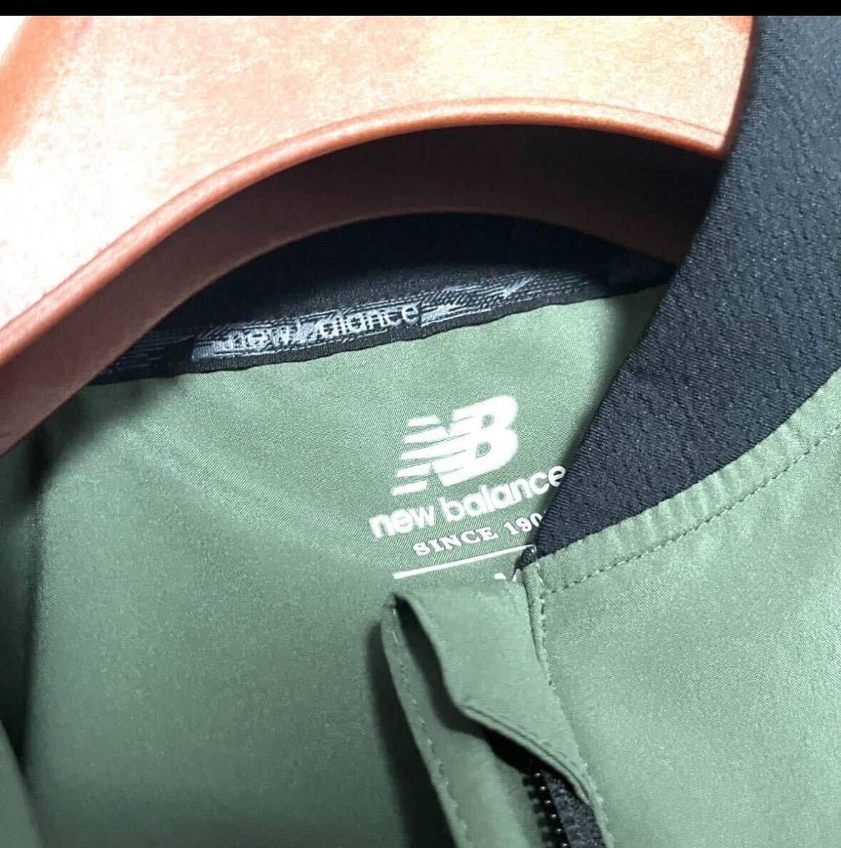 *H589 new goods [ Japan L size ] green khaki spring summer New balance Golf optimum jacket all season New Balance GOLF Bomber jacket 