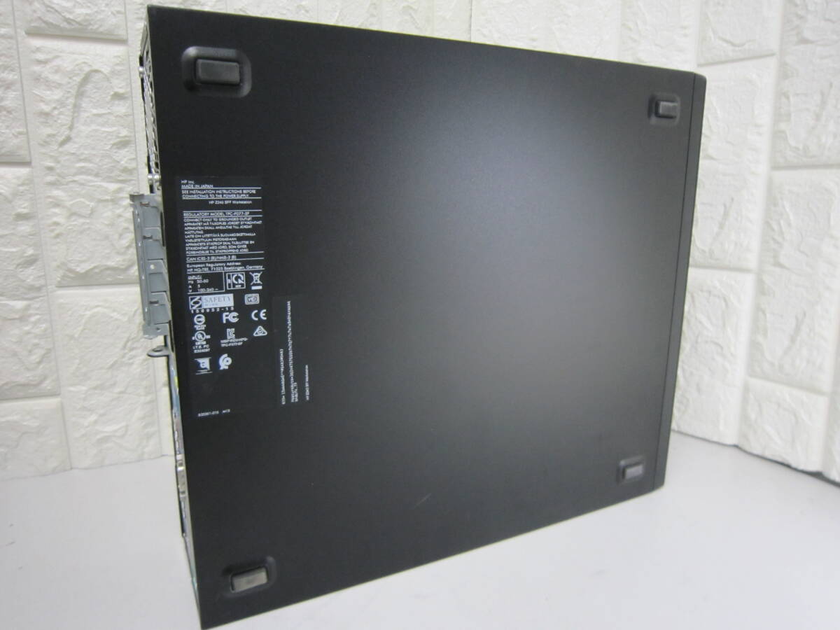 646★HP Z240 SFF WorkStation　Xeon E3-1225　V5　HDD/無　メモリ/8GB 　BIOS確認_画像5