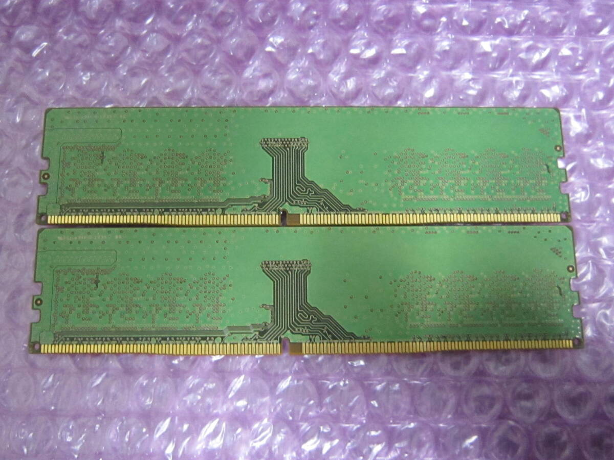 R164★SAMSUNG DDR4 PC4-2666V-UA2-11 8GB×2　計16GB 動作品_画像2