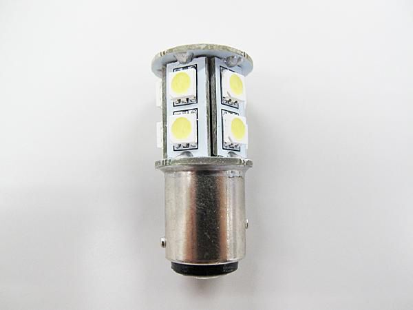 S25 / 180° / 3チップ SMD / 13連 / ダブル球 / ホワイト 白 / 2個セット / LED /互換品_画像3