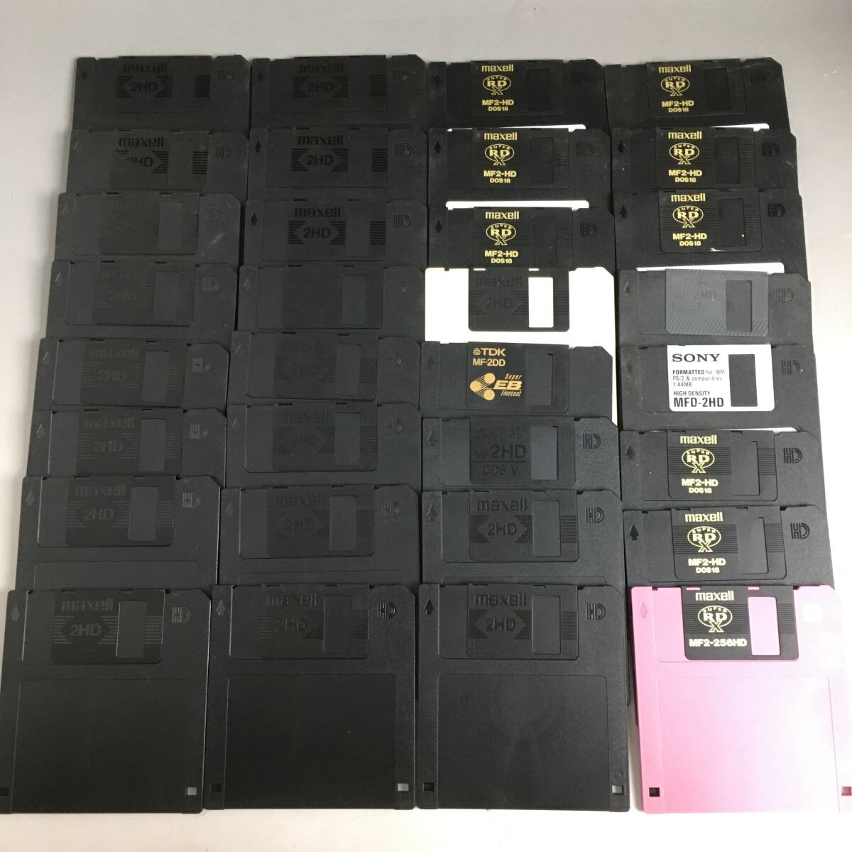 MI7/86 floppy disk together 200 sheets 3.5 -inch 2HD PC-98 2DD SONY Sony TDK maxell FUJITSU other large amount Showa Retro ②