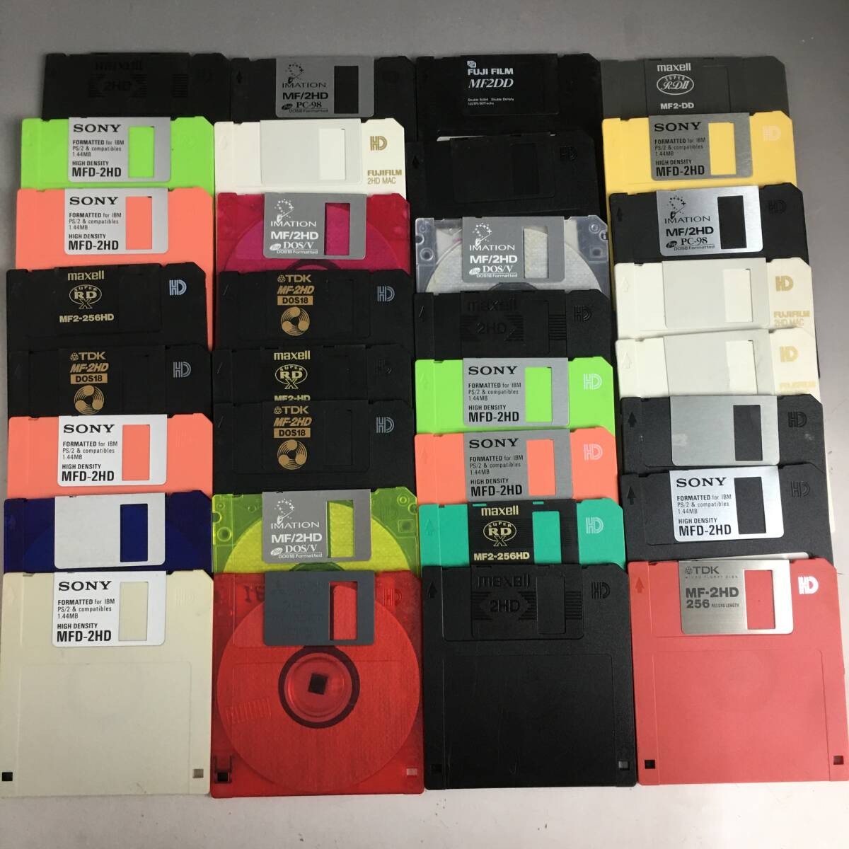 MI7/87 floppy disk together 200 sheets 3.5 -inch 2HD PC-98 2DD SONY Sony TDK maxell FUJITSU other large amount Showa Retro ③