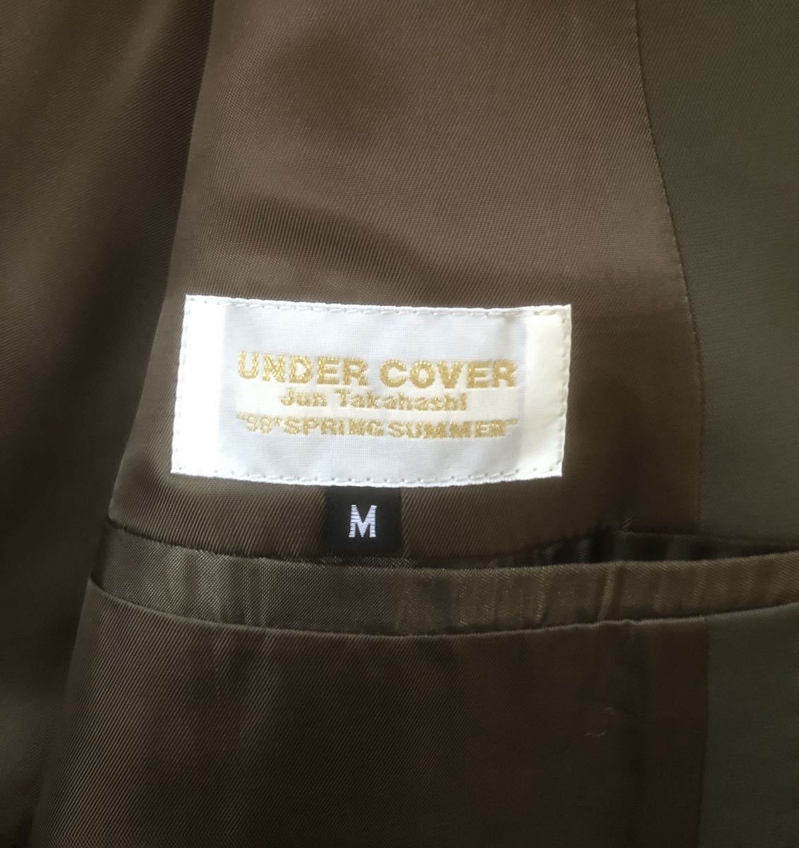 [ первый период прекрасный товар ] undercover 98S/S выставить M хаки undercover AFFA JONIO DRAPE che guevarage роза бренд костюм Tailor 