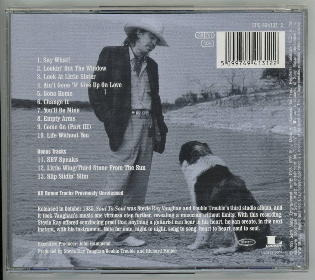 【スティービー・レイ・ヴォーン/Stevie Ray Vaughan And Double Trouble 初期アルバム 3枚まとめて US盤】テキサス ブルースの画像8