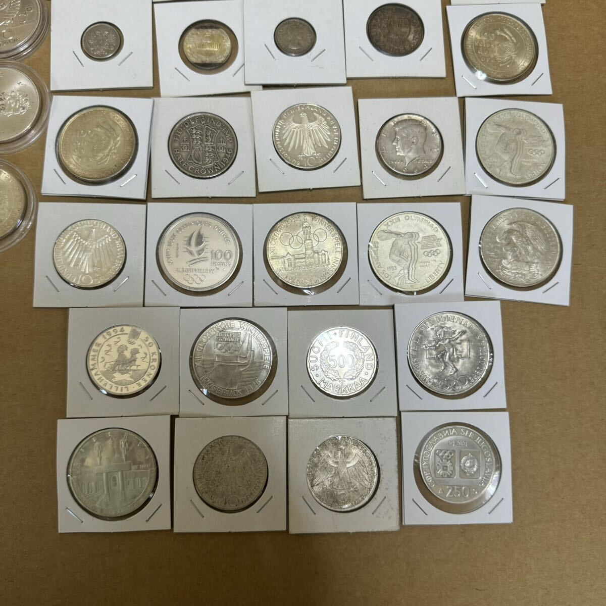 外国銀貨　1378gまとめて　大量　アメリカ　カナダ　ドイツ　海外コイン_画像5