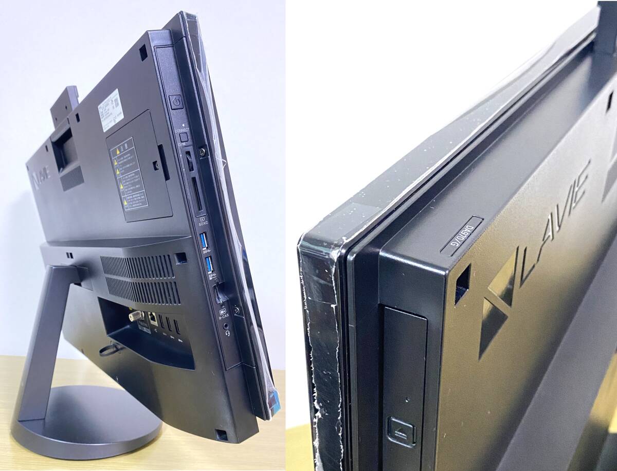 【4K液晶】NEC LAVIE Desk All-in-one PC-DA970GAB/新SSD 1TB/Corei7-7500U/16GB/Win11 Pro/4チューナー/3波TV/Office/Blu-ray/ Webカメラ_画像7