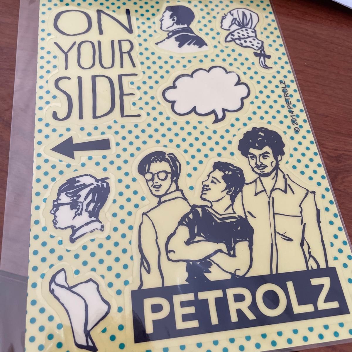 petrolz ペトロールズステッカー2014 "ON YOUR SIDE" 