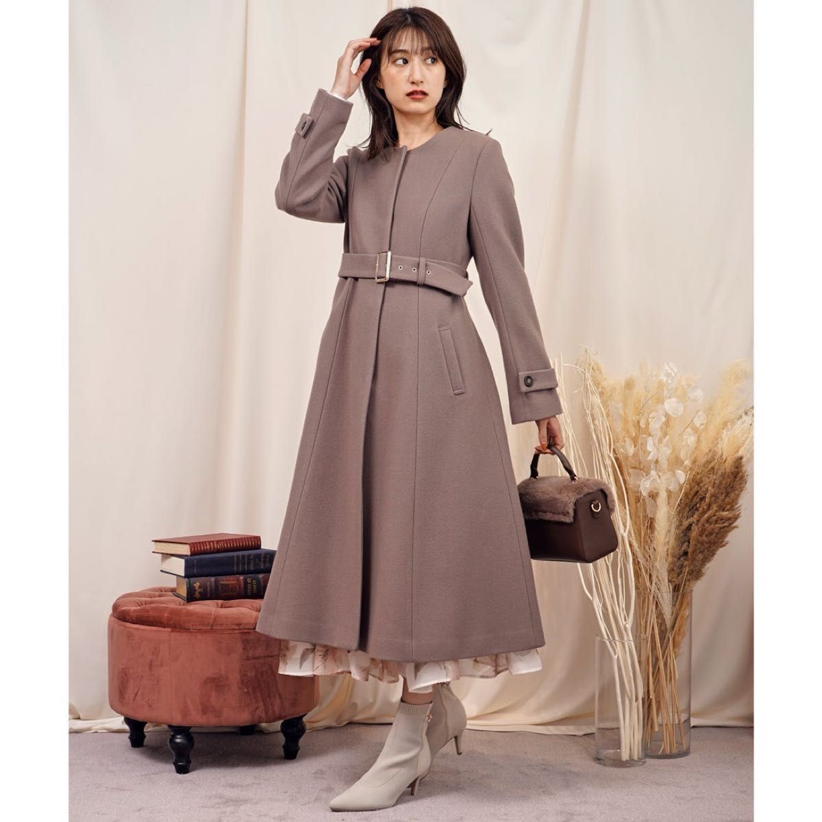 新品タグ付】noela 2way ケープウールコート 橋本環奈ちゃん着用 新品タグ付】noela 2way ケープウールコート 橋本環奈ちゃん着用