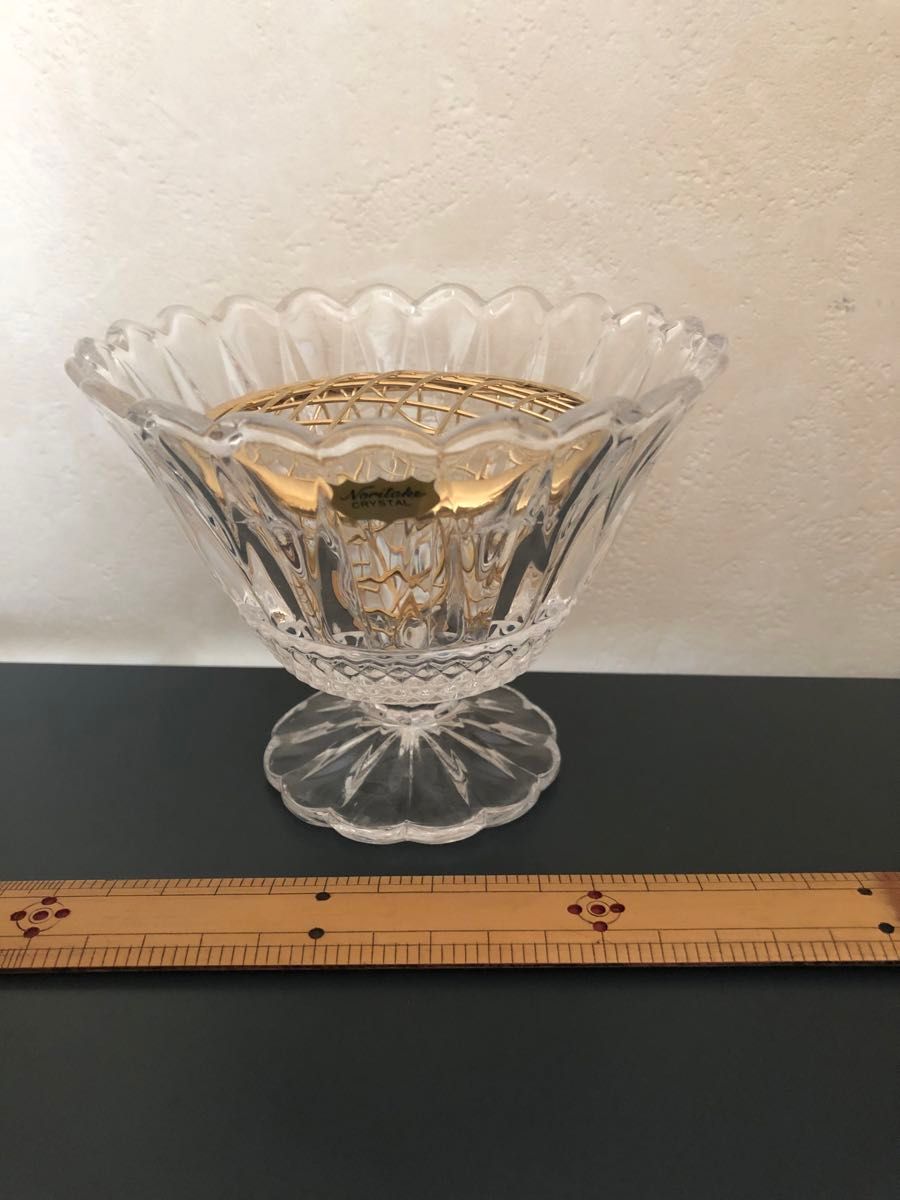 ノリタケ　クリスタル　花器　ノリタケクリスタルグラス　花瓶