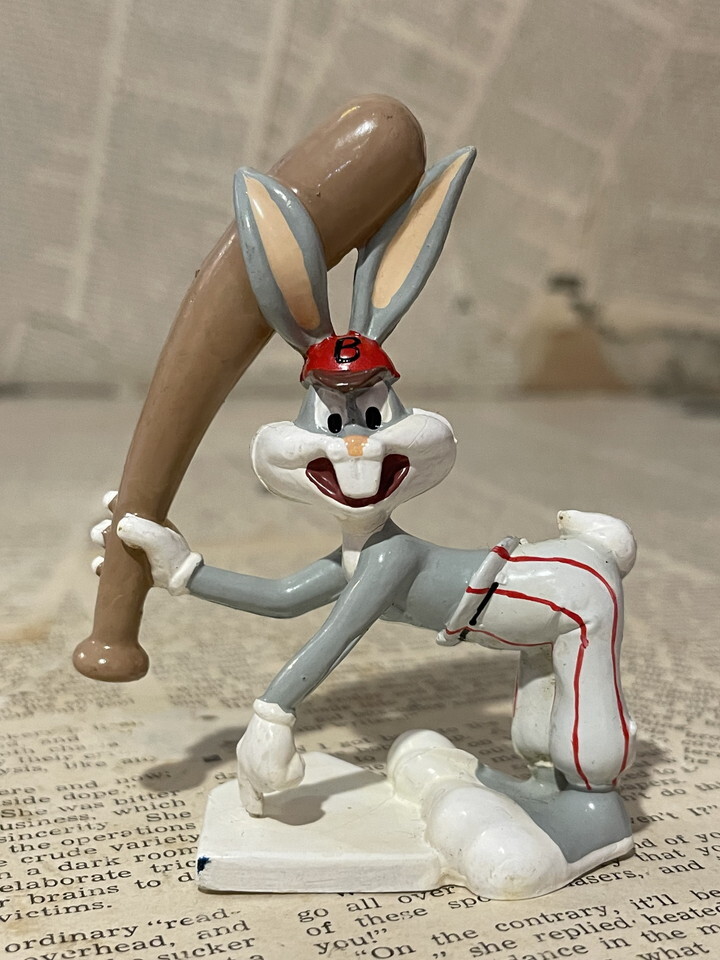 ☆1980年代/ルーニーテューンズ/バックスバニー/PVCフィギュア/即決ビンテージUSA/Looney Tunes/Bugs Bunny/PVC Figure(80s)_画像1