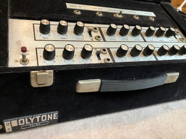 * POLYTONE PA60 Mini Brute поли цветный Vintage усилитель 