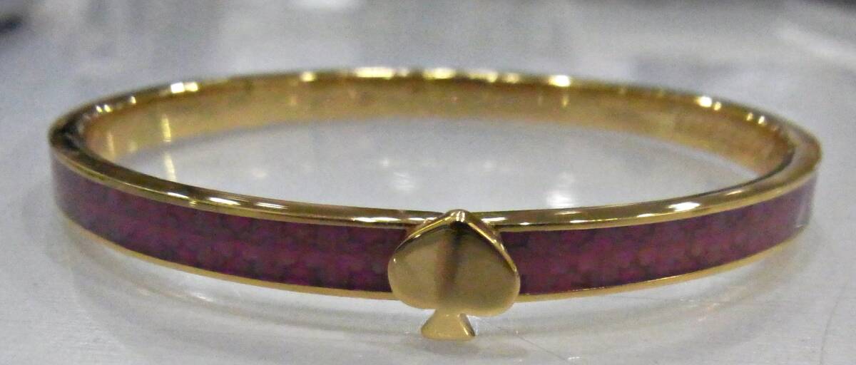 ^ Kate Spade *KATESPADE* bangle * bracele * Gold × pink series * lady's * accessory tube 32462072