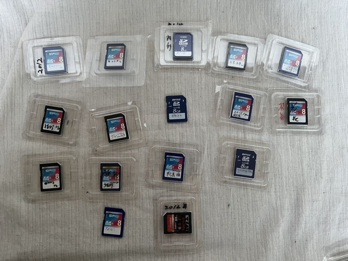 SDカード SDHCカード miniSDカード SD 記録媒体 メモリーカード 使用済み 中古_画像3