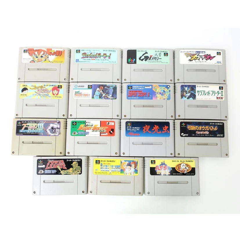 1円 Nintendo/スーパーファミコンソフト100本セット まとめ売り スーファミ SFC/スト2 マリオ ドラゴンボール他/65_画像2