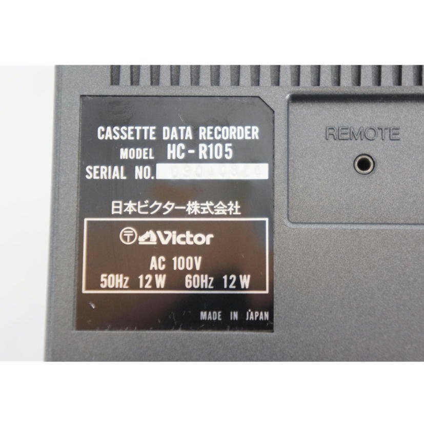 1円【ジャンク】Victor ビクター/カセットデータレコーダー/HC-R105/05の画像7