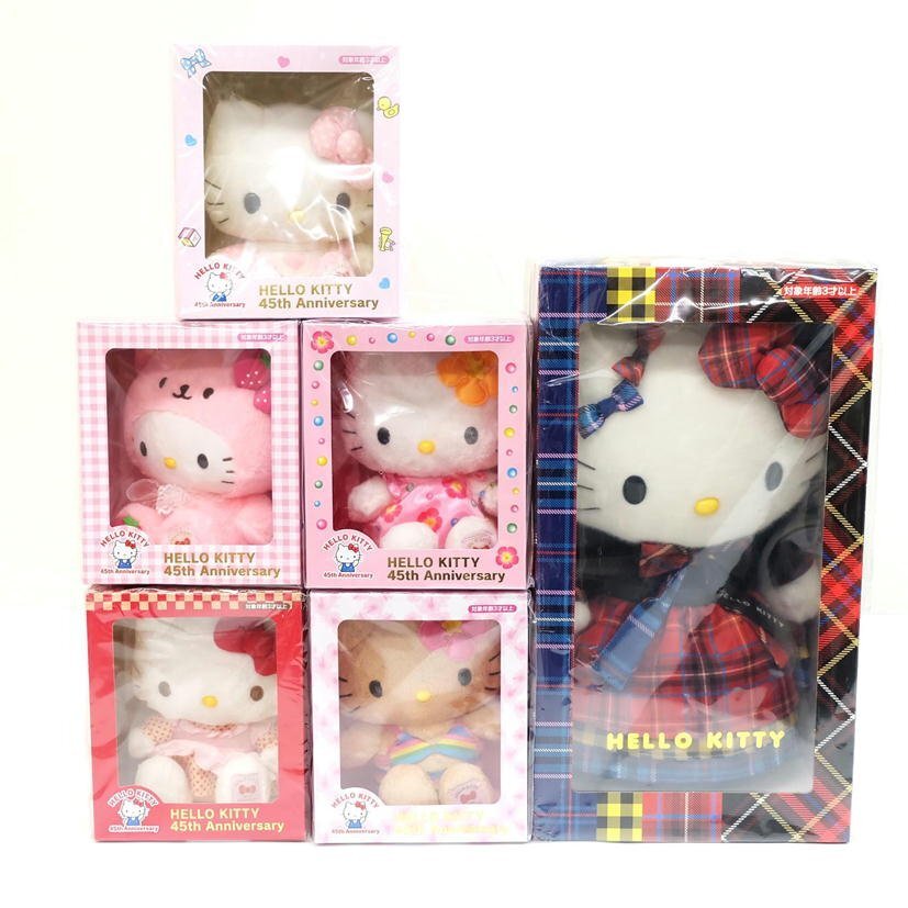 Yahoo!オークション - 1円SANRIO/ハローキティ ぬいぐるみ 6点 Yahoo!オークション - 1円SANRIO/ハローキティ ぬいぐるみ 6点