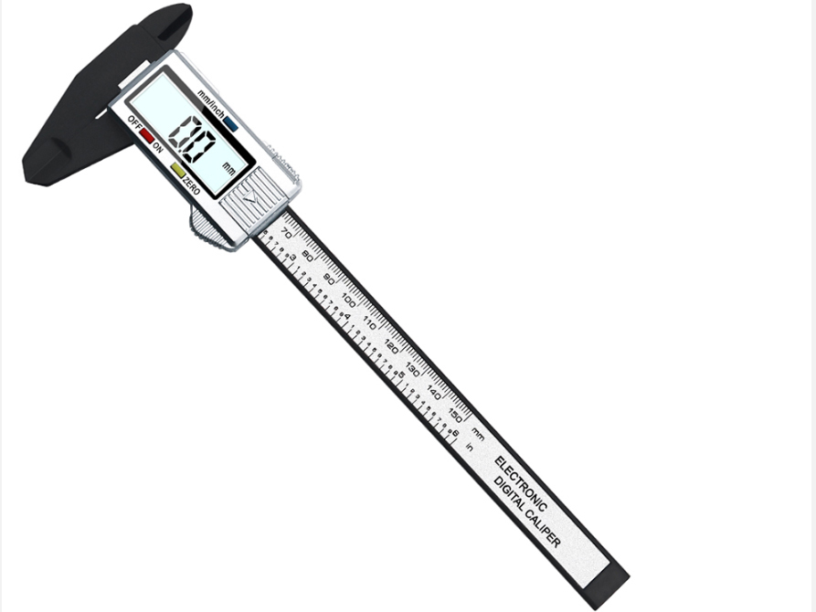 カーボンコンポジット素材 デジタルノギス　150mm_画像1
