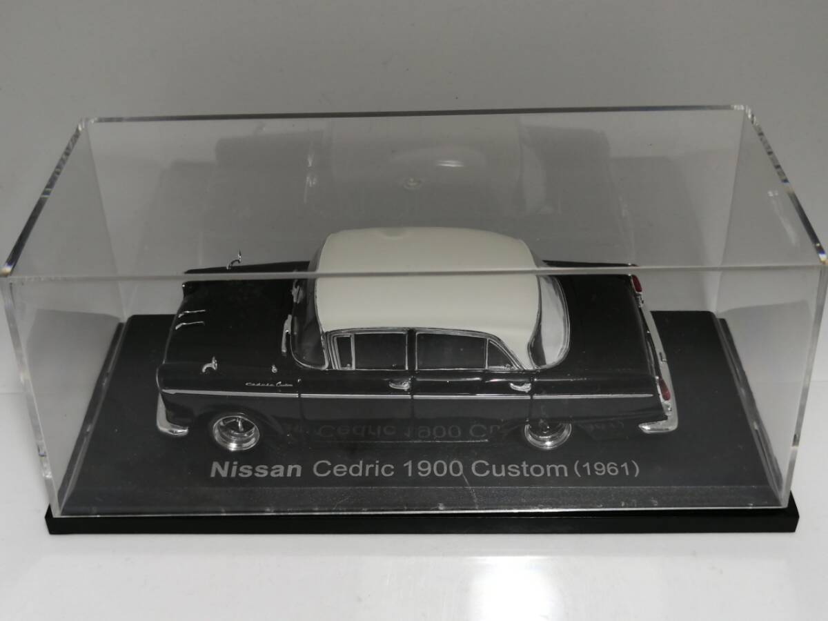 1/43 ノレブ Nissan Cedric 1900 Custom (1961）改 アルミ 深リム ローダウン 改造 セドリック カスタム 国産名車 アシェットの画像9
