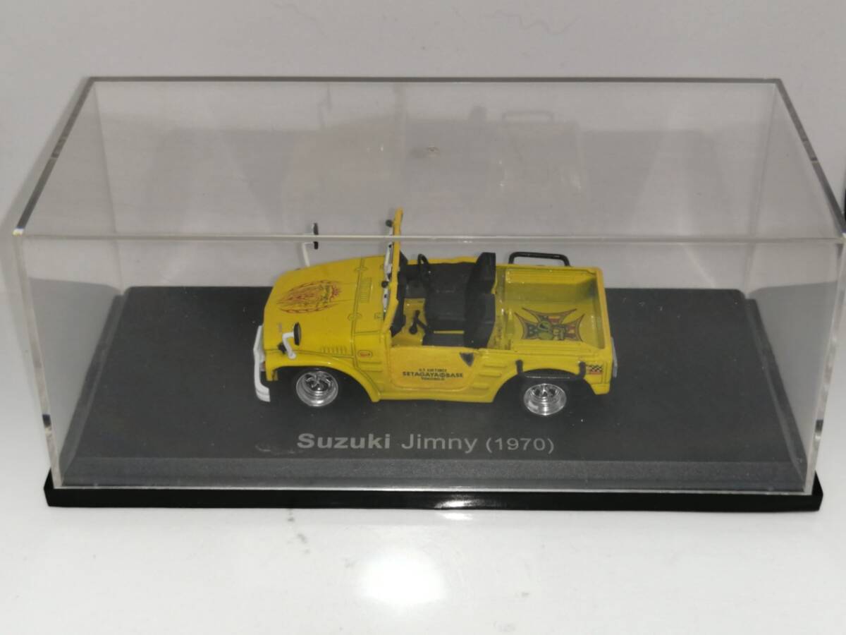 1/43 ノレブ Suzuki Jimny (1970）改 アルミ 深リム ローダウン 改造 ジムニー チョップド Mooneyes RatFink デカール カスタム 国産名車の画像9