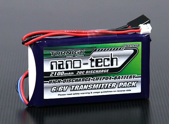 新品◆プロポ 送信機用 2100mAh 2セル 6.6V 20C リフェ バッテリー フタバ T14SG T10J T8J 4PKなど (型番23816)_画像1