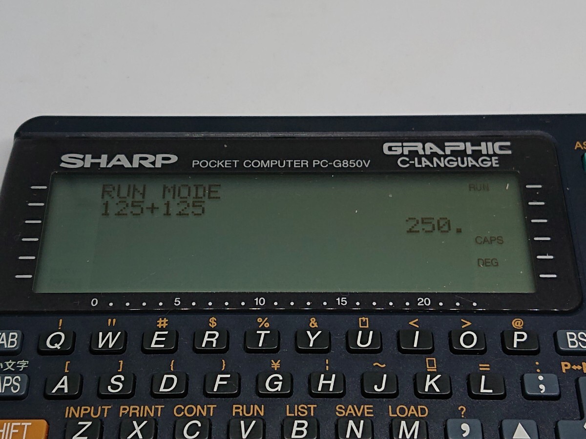 SHARP PC-G850V ポケットコンピュータ ポケコン シャープの画像2