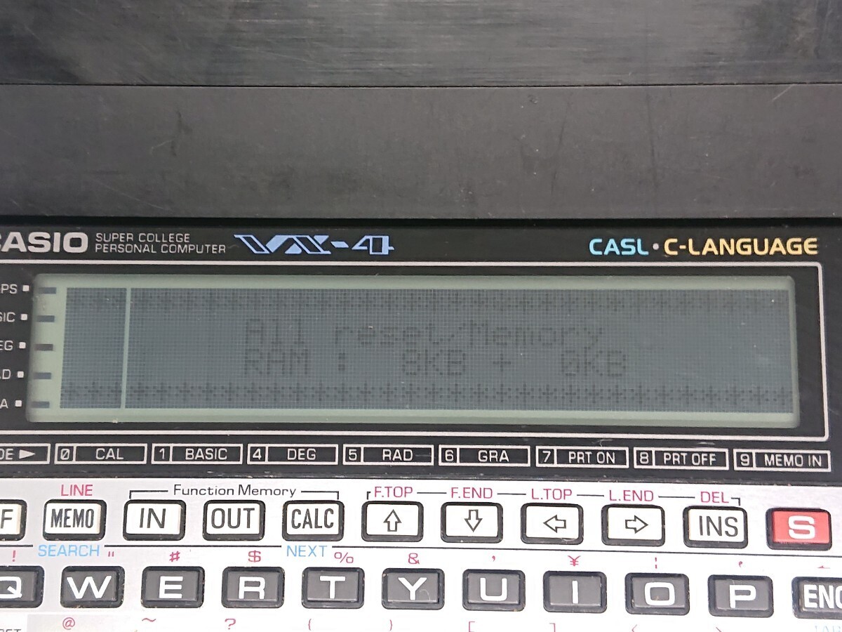 CASIO VX-4 CASIO カシオ スーパーカレッジ ポケットコンピューター ジャンク ポケコンの画像3