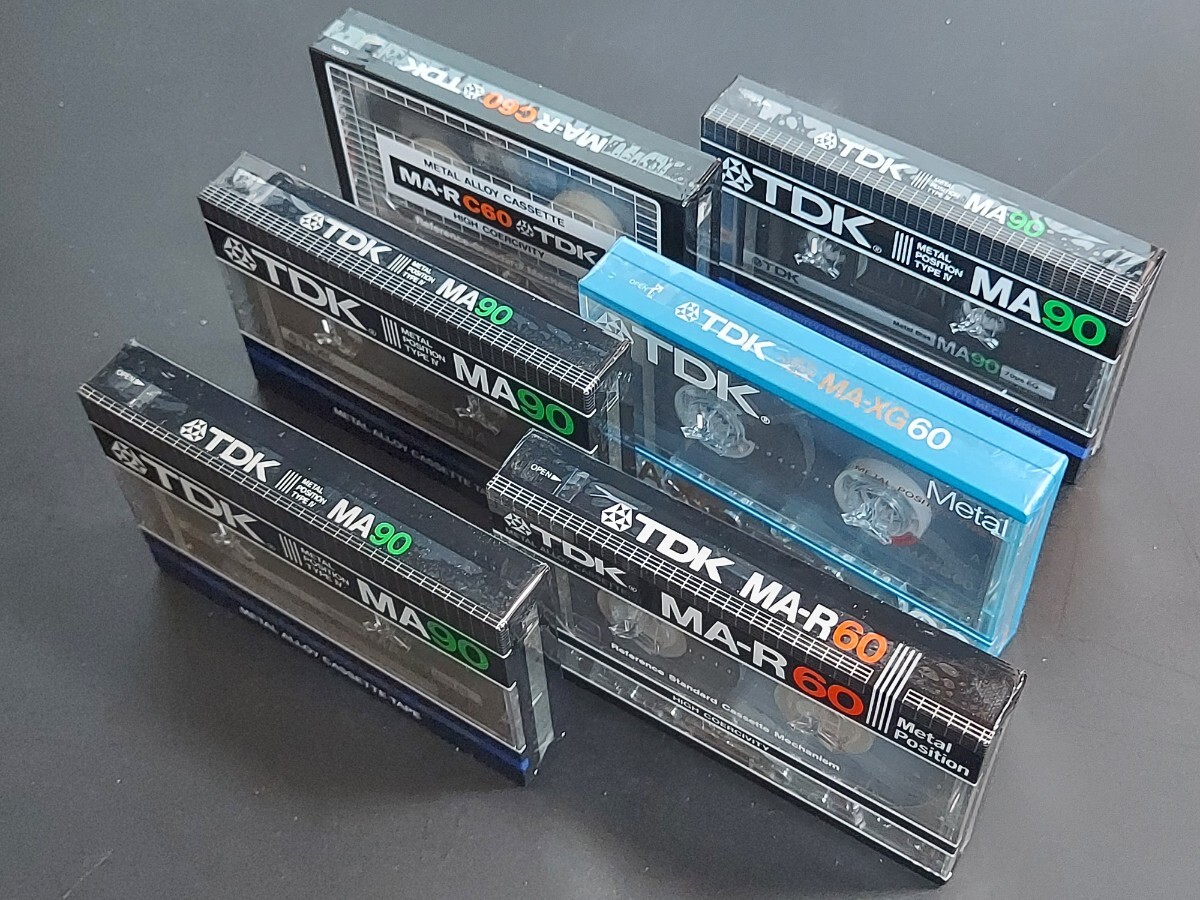 * unused unopened TDK metal tape various cassette tape 6ps.@Metal Position*